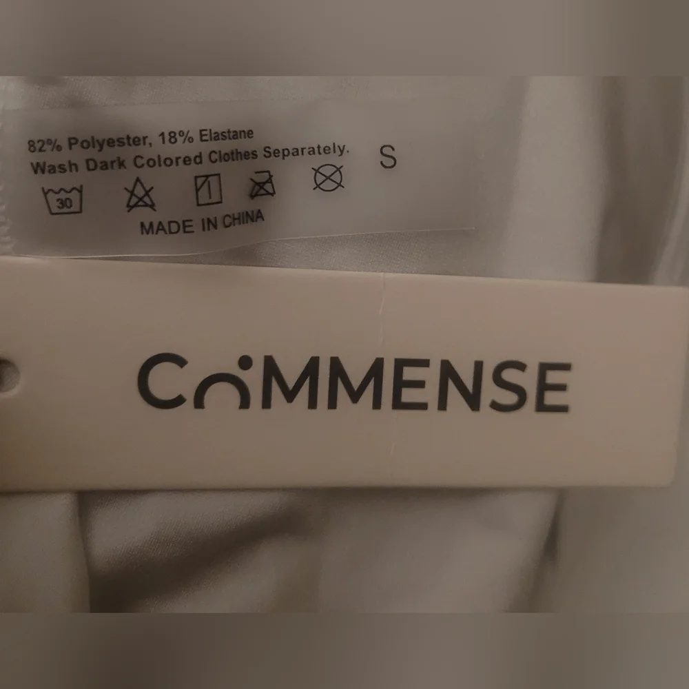 COMMENSE Gold Detail Bikini With Cover-up Sz S. NWT - Picture 9 of 9